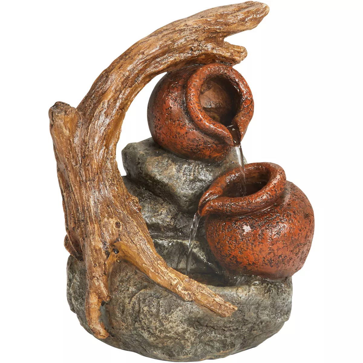 Best Garden 7 In. W. x 11 In. H. x 8.7 In. L. Resin Bowl Tabletop Fountain