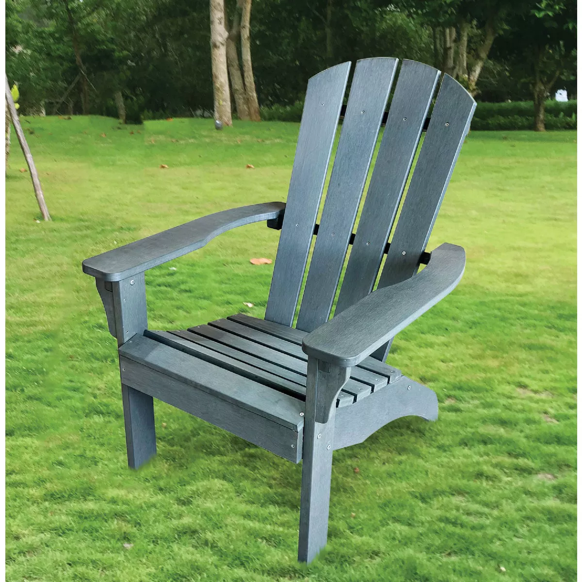 Leigh Country Gray Poly-Resin All Weather Adirondack Chair - photo 4