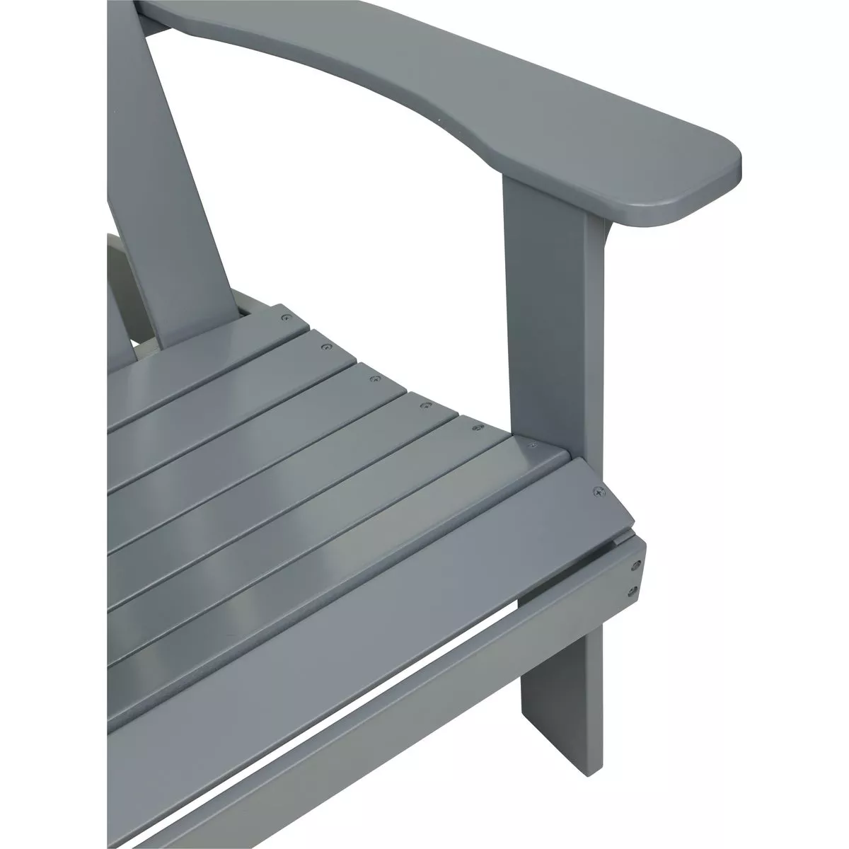 Leigh Country Gray Poly-Resin All Weather Adirondack Chair - photo 2
