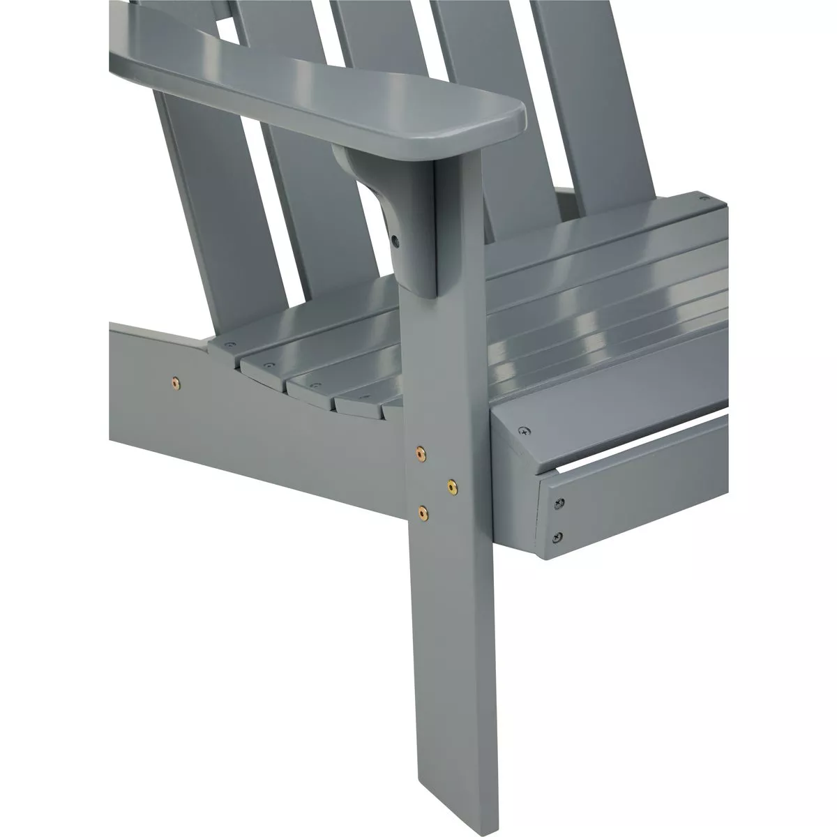 Leigh Country Gray Poly-Resin All Weather Adirondack Chair - photo 3