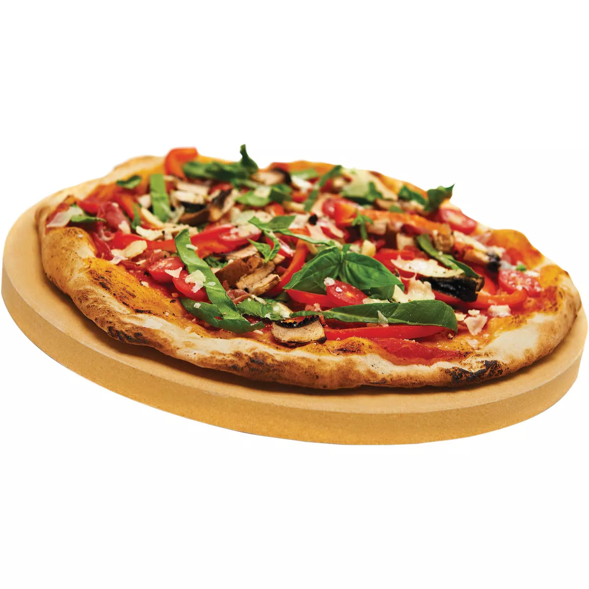 Broil King 15 In. Ceramic Composite Extra Thick Grilling Pizza Stone - photo 2