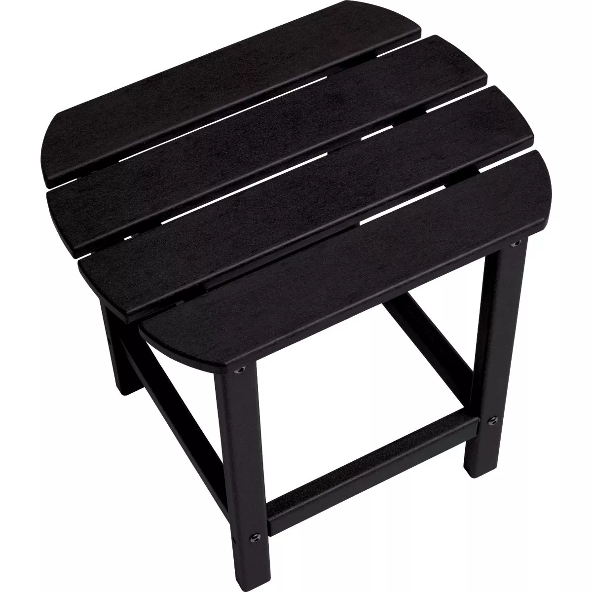 Outdoor Expressions Black HDPE Side Table - photo 2