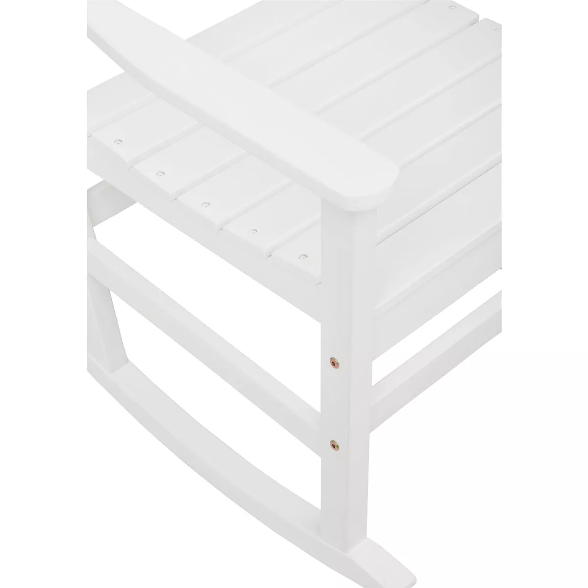 Outdoor Expressions White HDPE Rocking Chair - photo 2