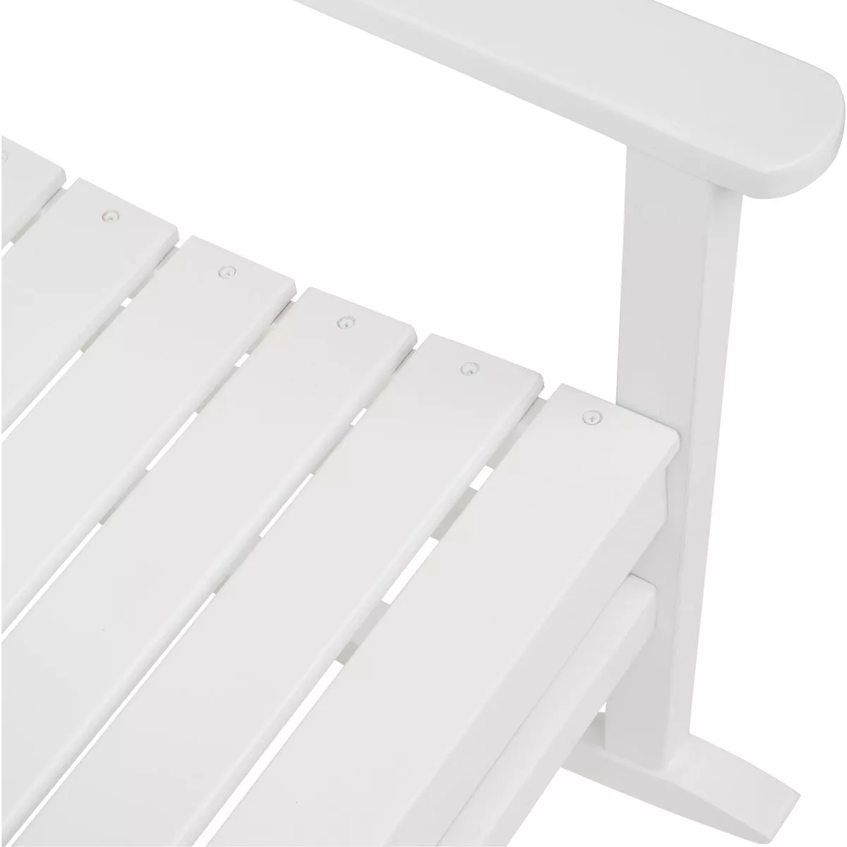 Outdoor Expressions White HDPE Rocking Chair - photo 3
