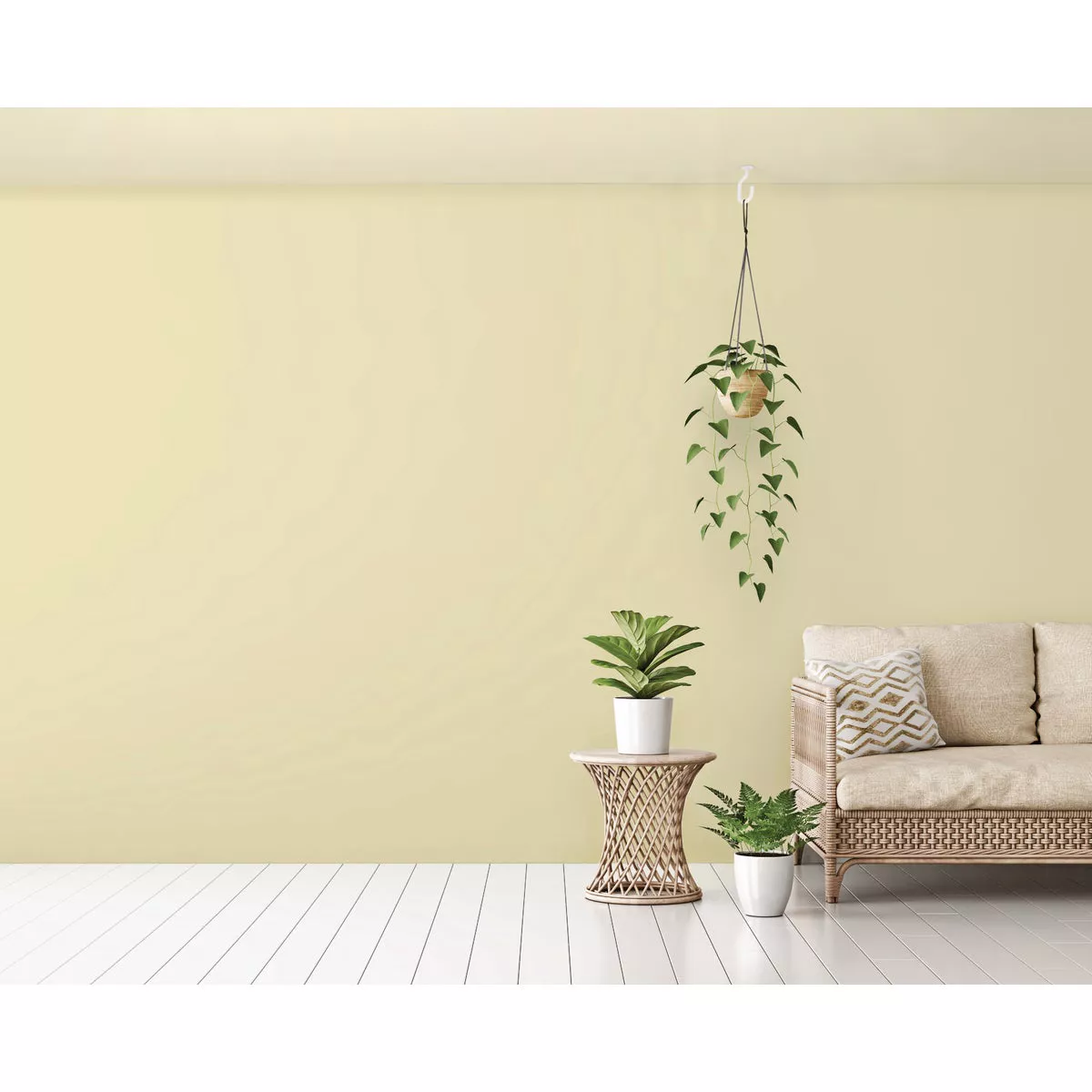 National Hardware 32 In. White Steel Modern Ceiling J-Hook Plant Hanger - photo 3