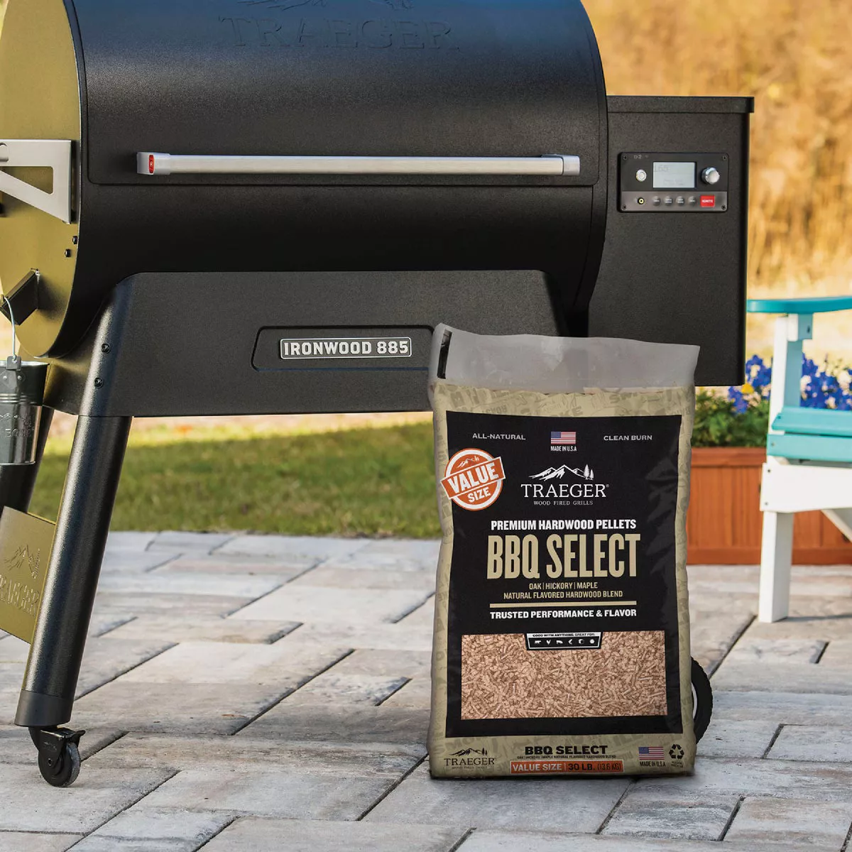 Traeger 30 Lb. BBQ Select All-Natural Wood Grilling Pellets - photo 3