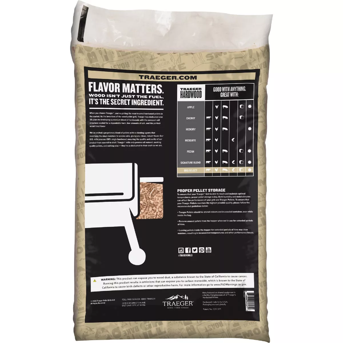 Traeger 30 Lb. BBQ Select All-Natural Wood Grilling Pellets - photo 2