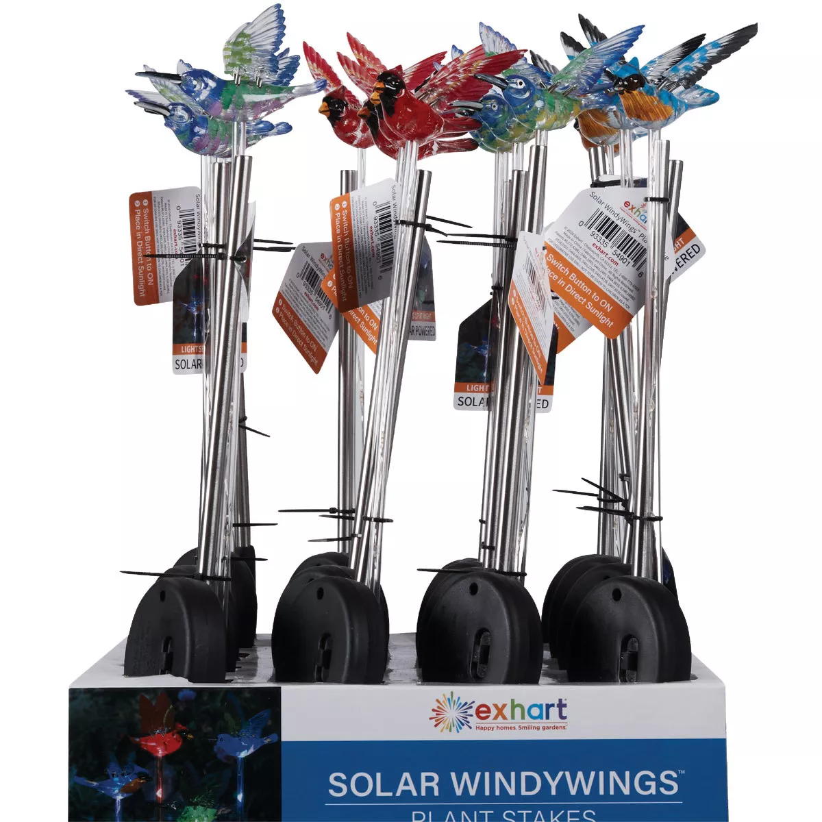 Exhart WindyWings 3 In. Solar LED Plant Stake Light - photo 2