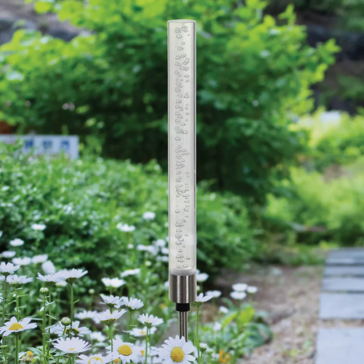 Exhart 34 In. Color Changing LED Solar Bubble Stake Light - photo 3