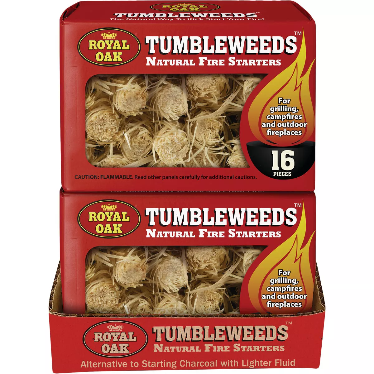 Royal Oak Red Box Tumbleweeds All Natural Odorless Fire Starter (16-Pack) - photo 2