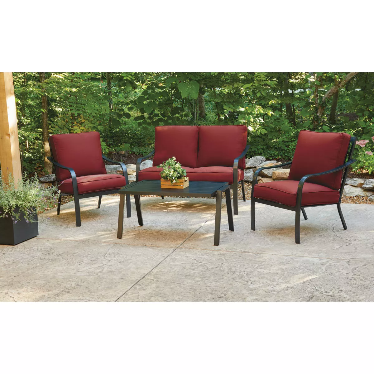 Outdoor Expressions Cabo 4-Piece Chat Set - photo 7