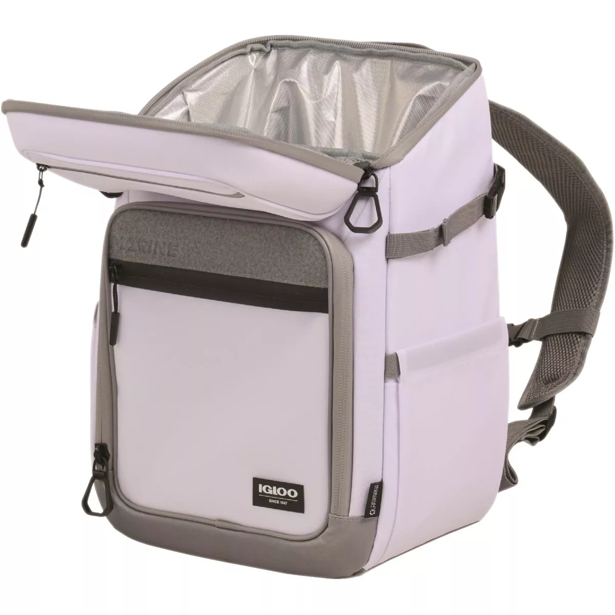 Igloo Marine 30 Qt. Backpack Cooler, White & Gray - photo 2