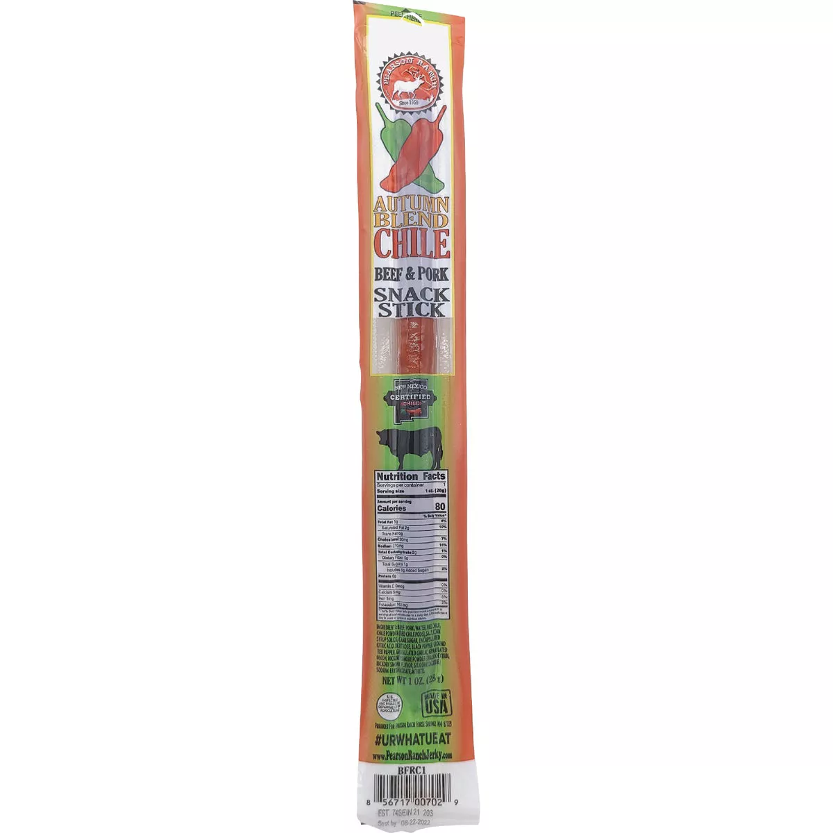 Pearson Ranch Jerky Autumn Blend Chile Beef & Pork Snack Stick Display - photo 2