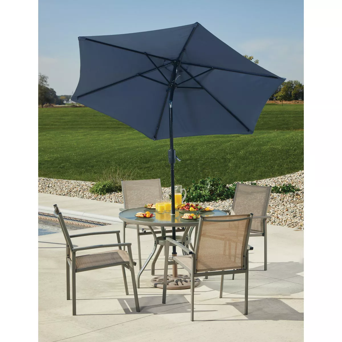 Outdoor Expressions Mayberry 5-Piece Steel Dining Set - photo 2