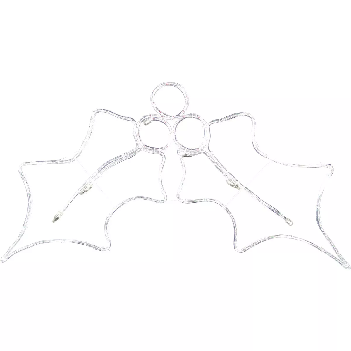 Alpine 36 In. Red & Green Motion LED Holly Leaves Lighted Decoration