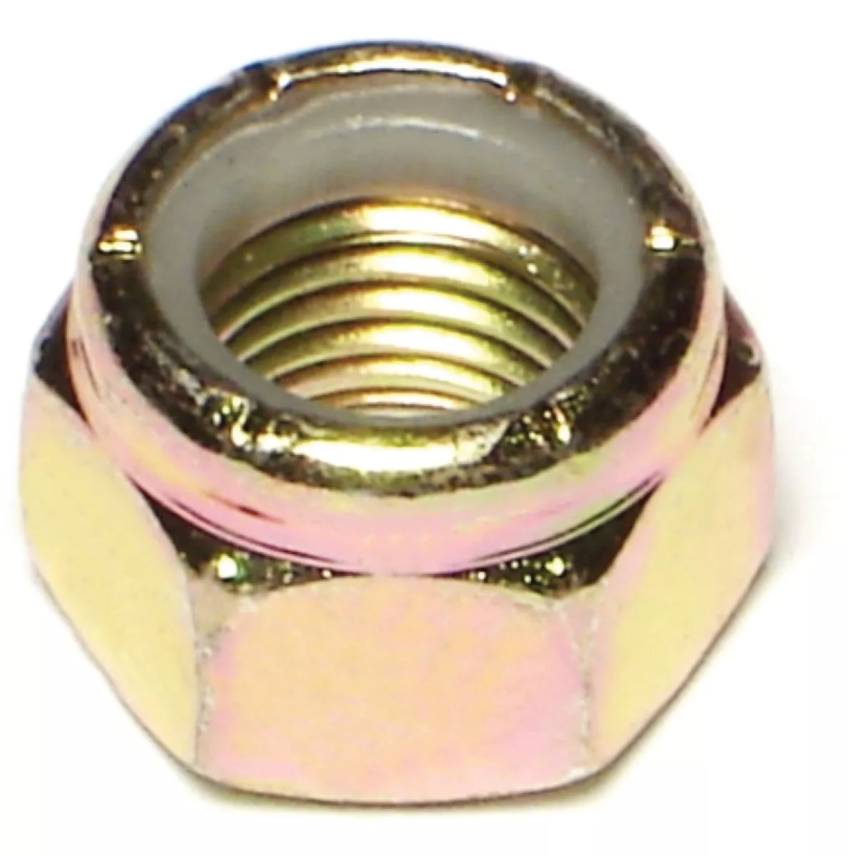 Midwest Fastener 7/16 In.-20 Zinc Plated Grade 8 Steel Fine Thread Nylon Insert Lock Nuts (5 Ct.)-