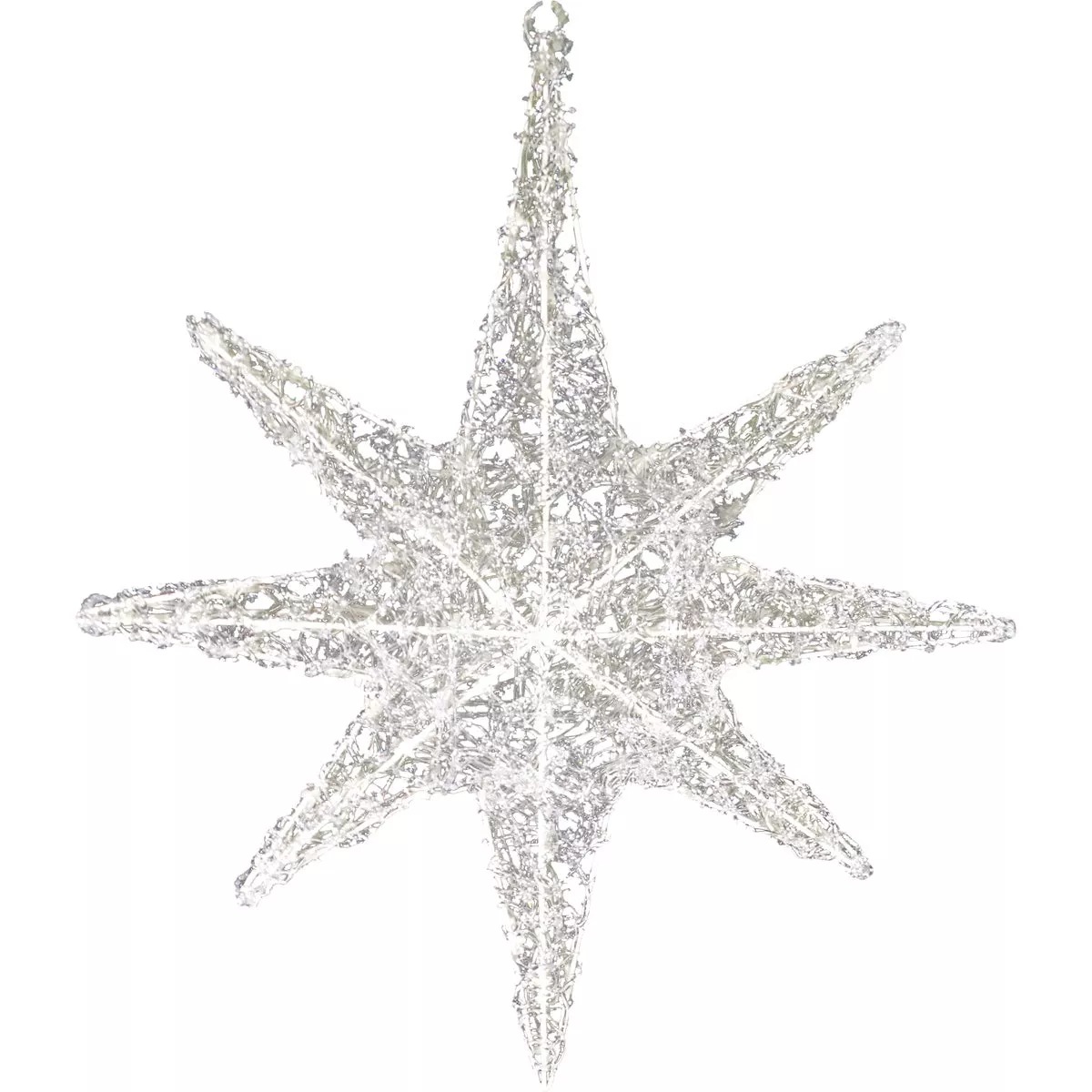 Alpine 24 In. Cool White LED 3D Christmas Star Lighted Decoration