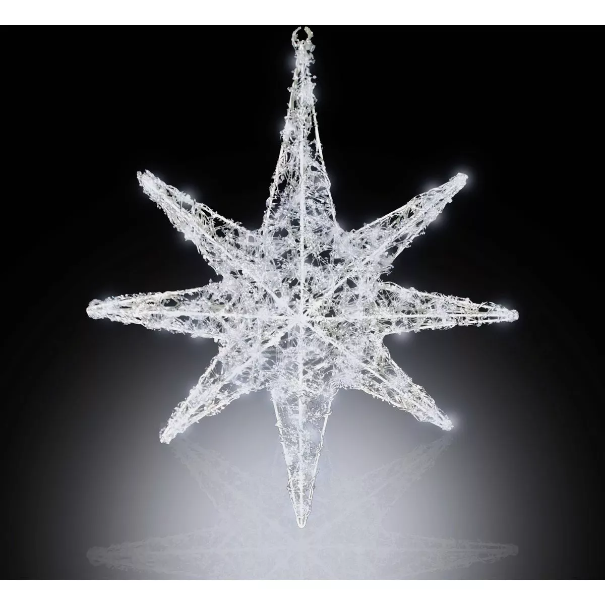 Alpine 24 In. Cool White LED 3D Christmas Star Lighted Decoration - photo 3