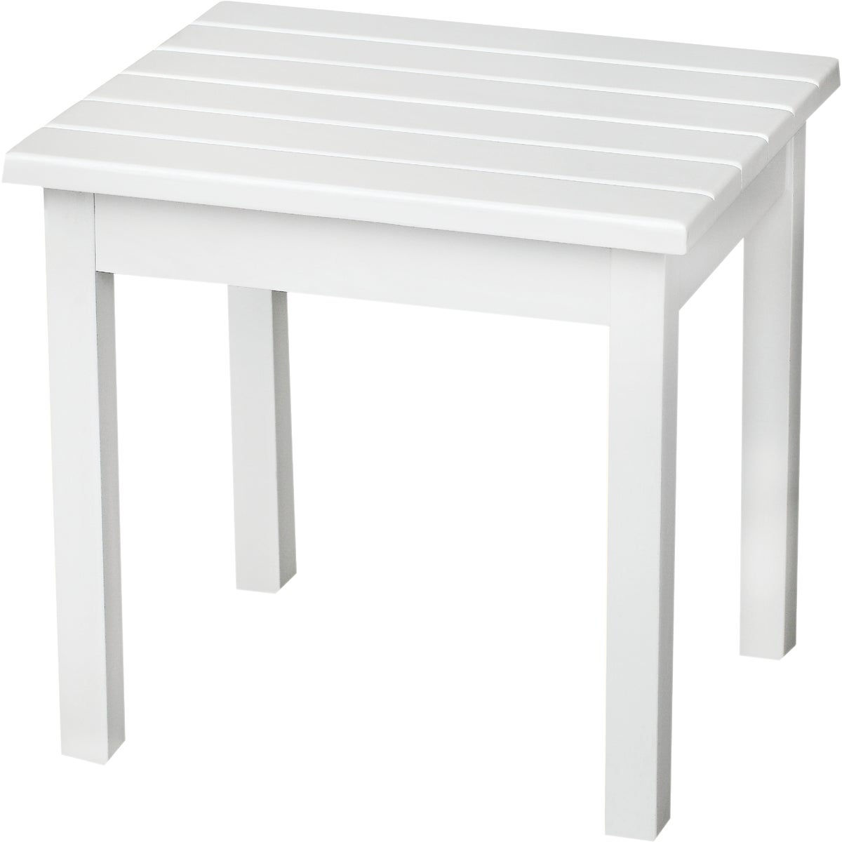 Hinkle Chair Company Cumberland Rectangle White Wood Side Table Do it