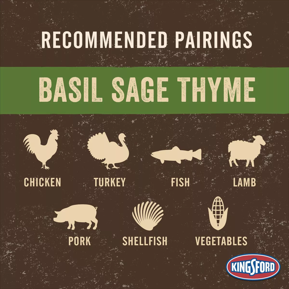 Kingsford Signature Flavors 2 Lb. Basil, Sage, & Thyme Charcoal Flavor Booster - photo 4