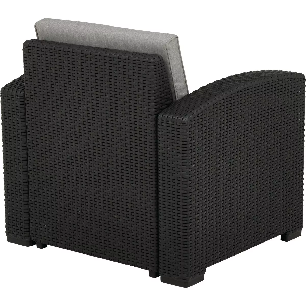 Outdoor Expressions 4-Piece Wicker Style Resin Chat Set with PFAS-Free Fabric - photo 7