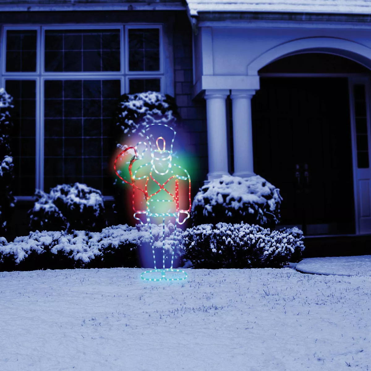 Alpine 45 In. Motion Multi-Color LED Nutcracker Lighted Decoration - photo 3