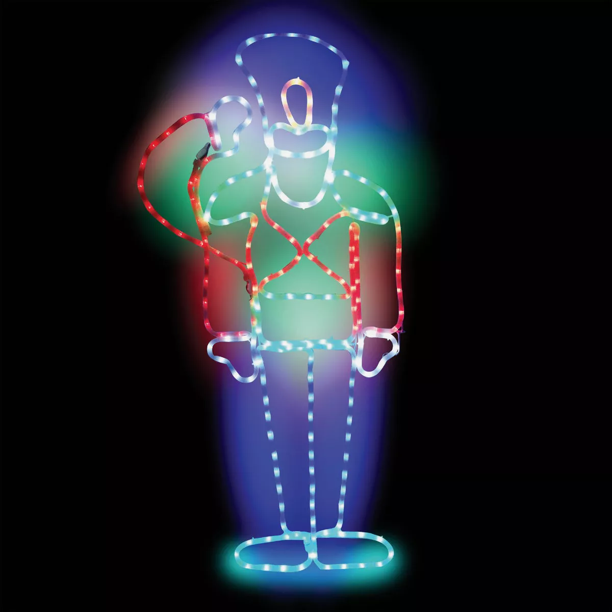 Alpine 45 In. Motion Multi-Color LED Nutcracker Lighted Decoration - photo 2