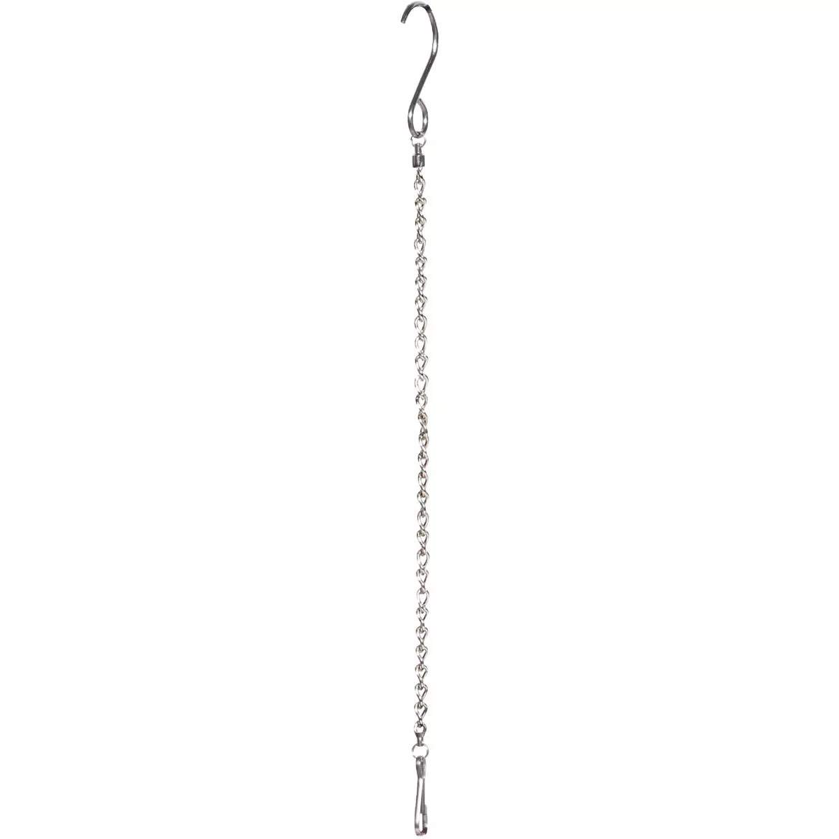 Alpine 20 In. Silver Metal 12-Item Hanging Chain Clip Strip