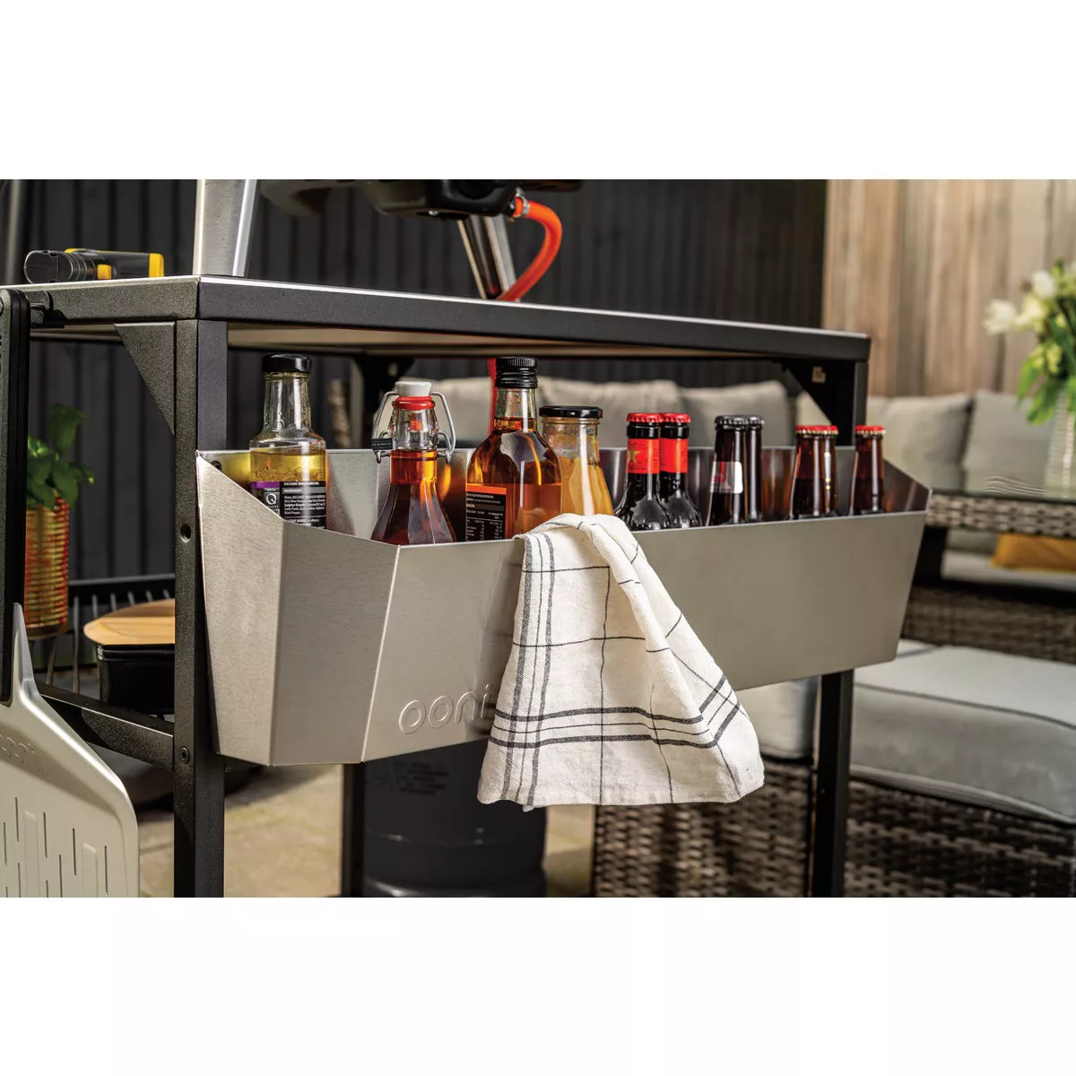 Ooni Stainless Steel 4.7 In. W. x 23.6 In. L. Medium Pizza Station Utility Box - photo 2