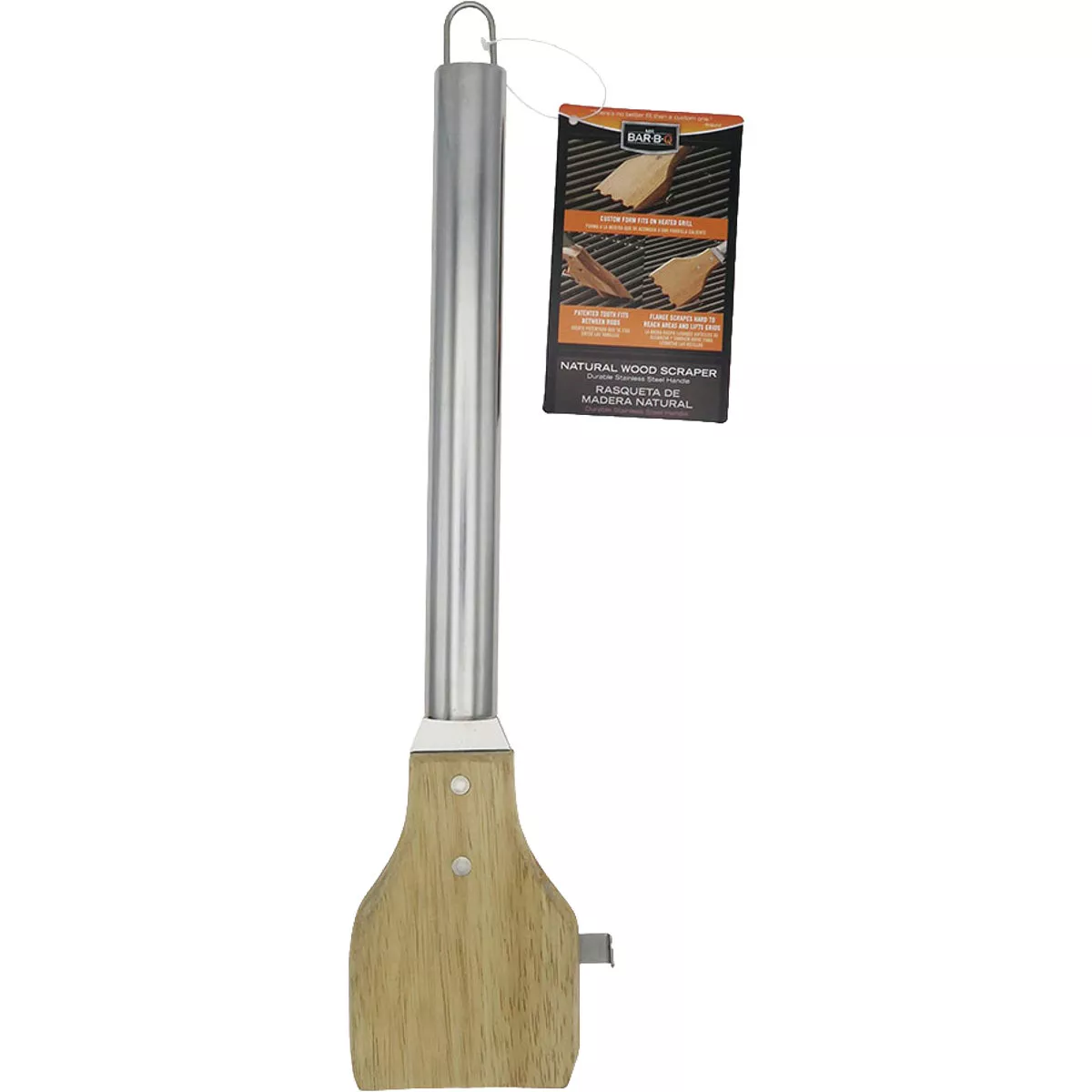 Mr. Bar-B-Q Stainless Steel & Wood Grill Cleaning Brush