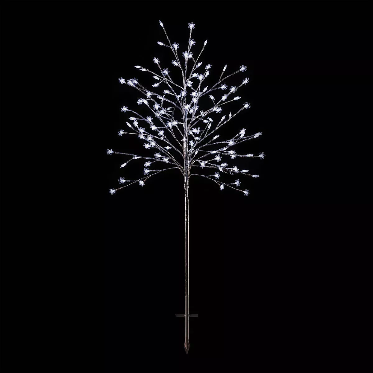 Alpine Frosty Christmas Tree with Snowflake LED Lights - photo 3