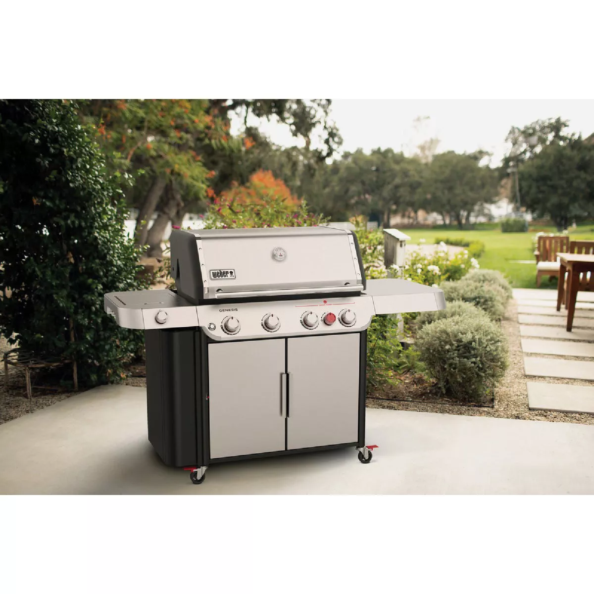 Weber Genesis SPX-435 4-Burner Liquid Propane Gas Grill, Stainless Steel - photo 21