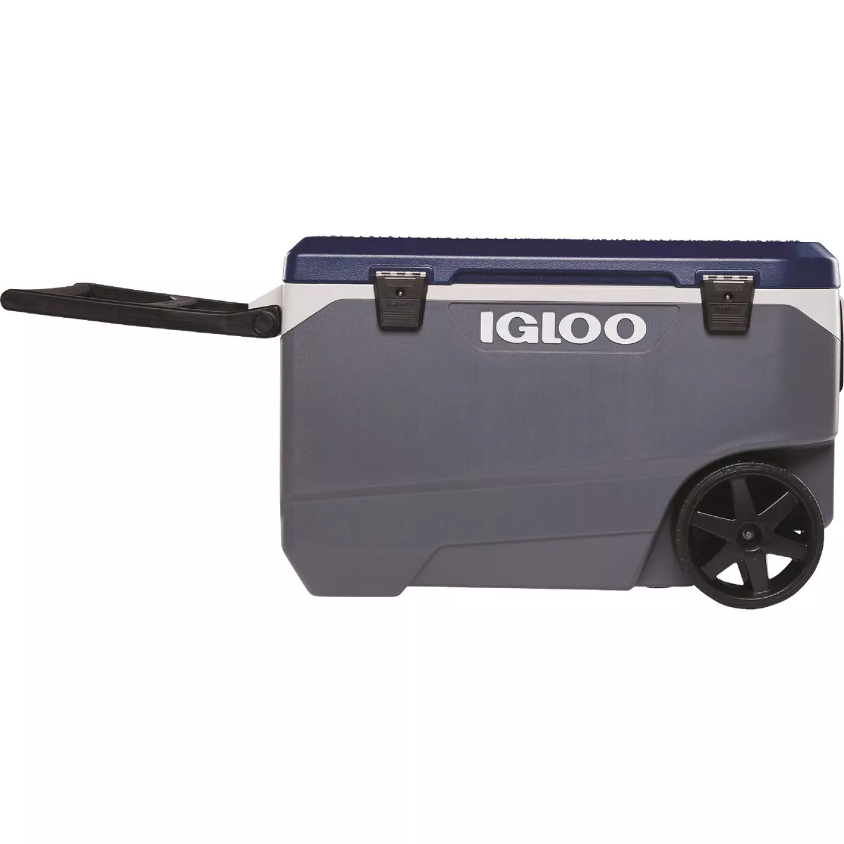 Igloo MaxCold Latitude 90 Qt. 2-Wheeled Cooler, Ash Gray & Aegean Sea - photo 2
