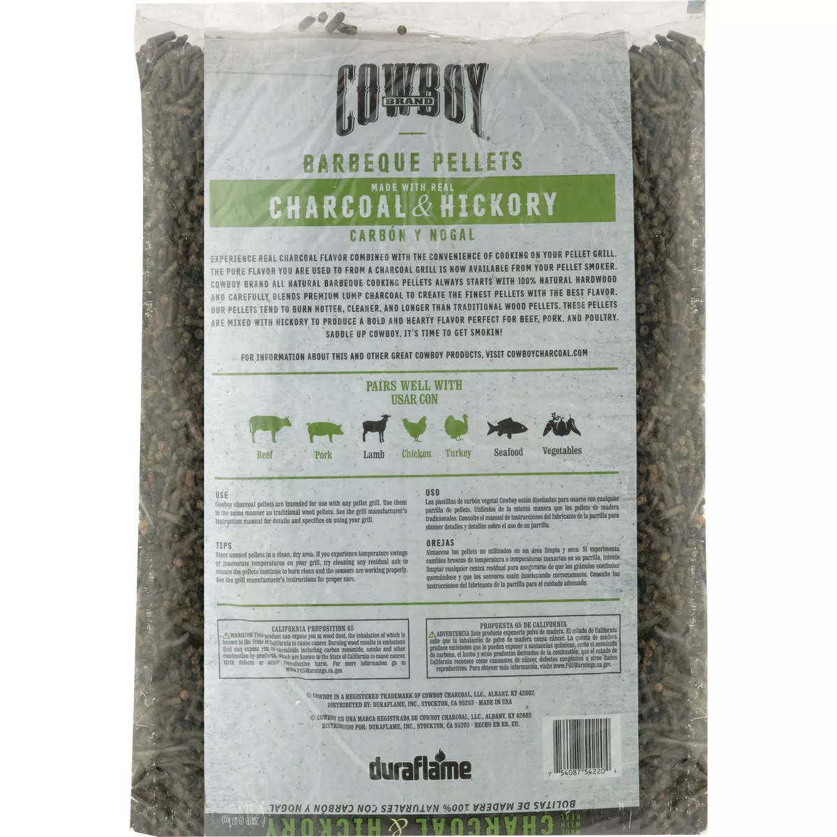 Cowboy 20 Lb. Charcoal & Hickory Barbeque Pellets - photo 5
