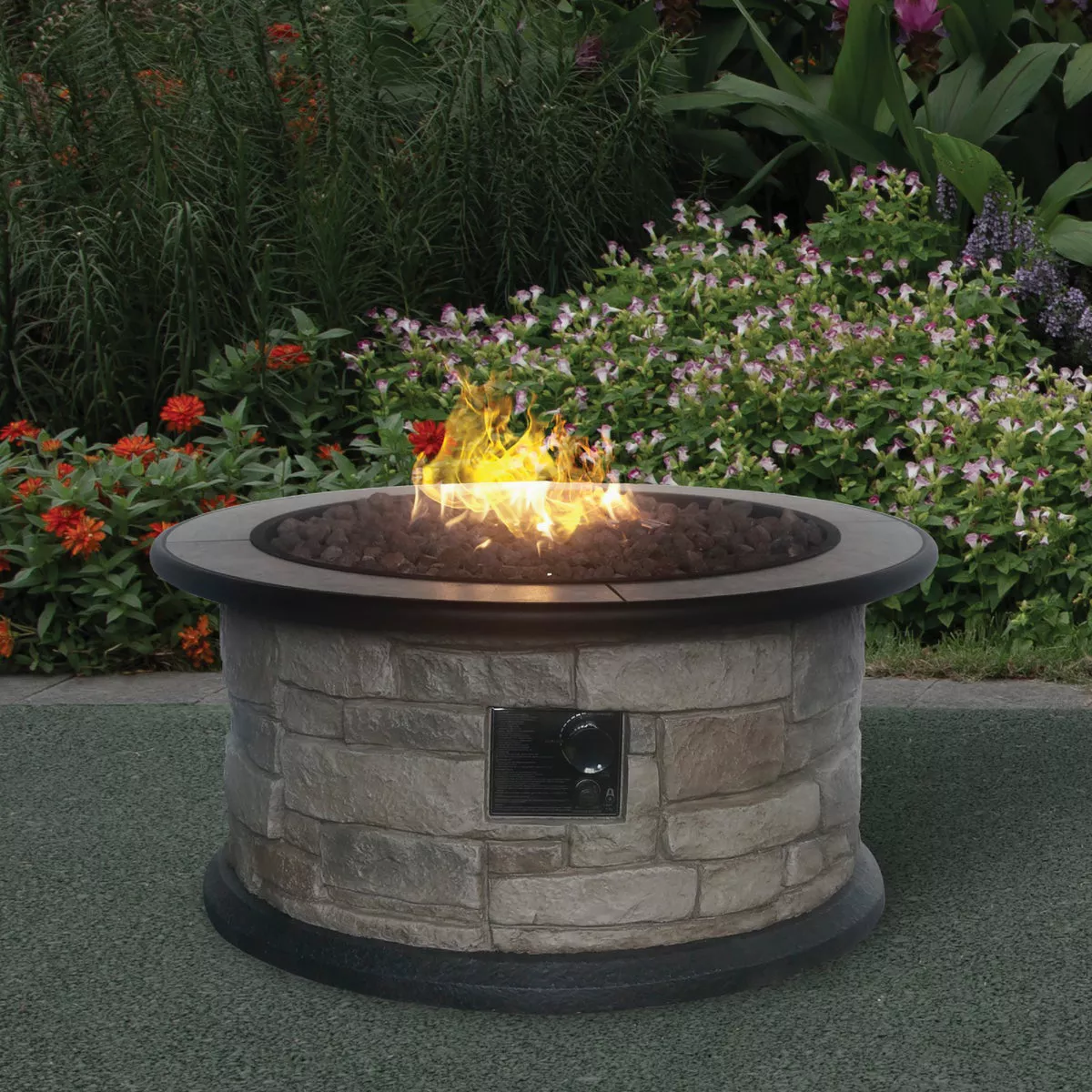Bond Wellsville 36 In. Round Steel Gas Smokeless Fire Pit - photo 2