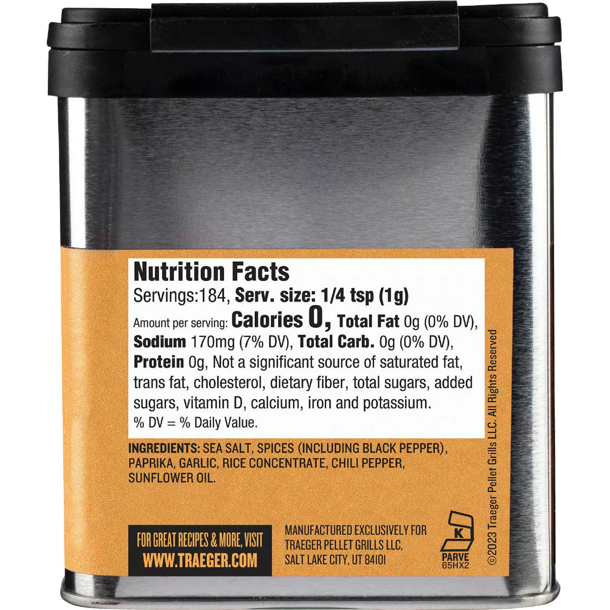 Traeger 10.5 Oz. Spicy Fajita Seasoning - photo 2