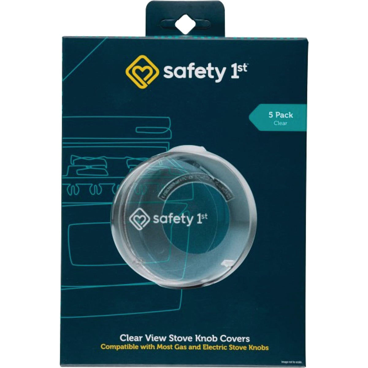 Safety 1st Clear View Plastic Stove Knob Covers (5Pack) Do it Best
