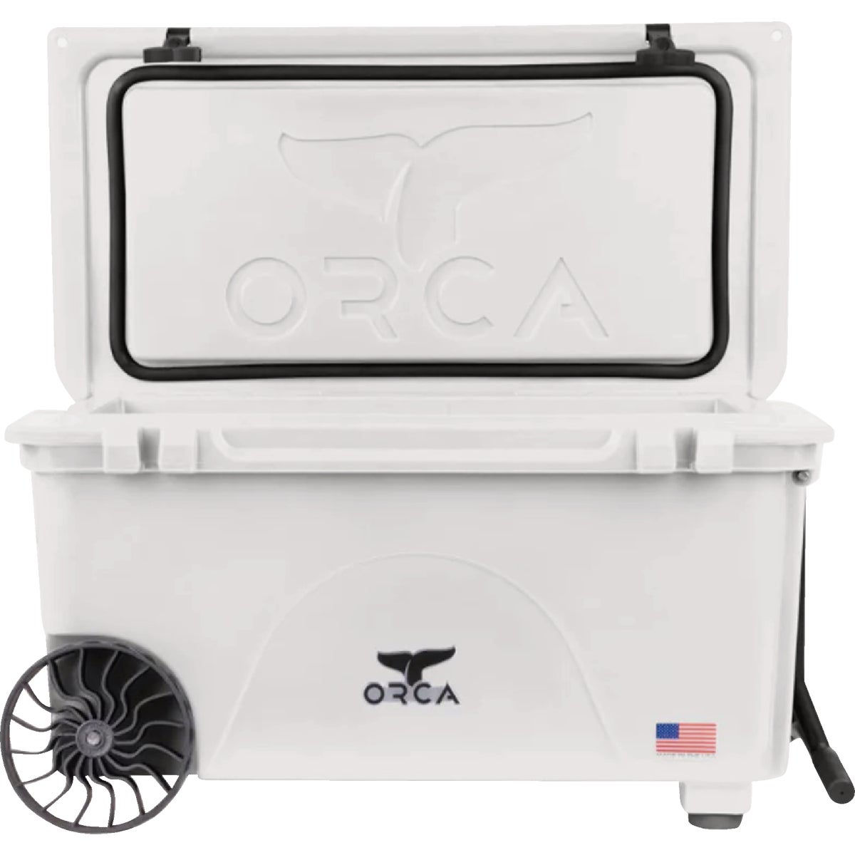 Orca 65 Qt. 2-Wheeled Cooler, White | True Value Hardware