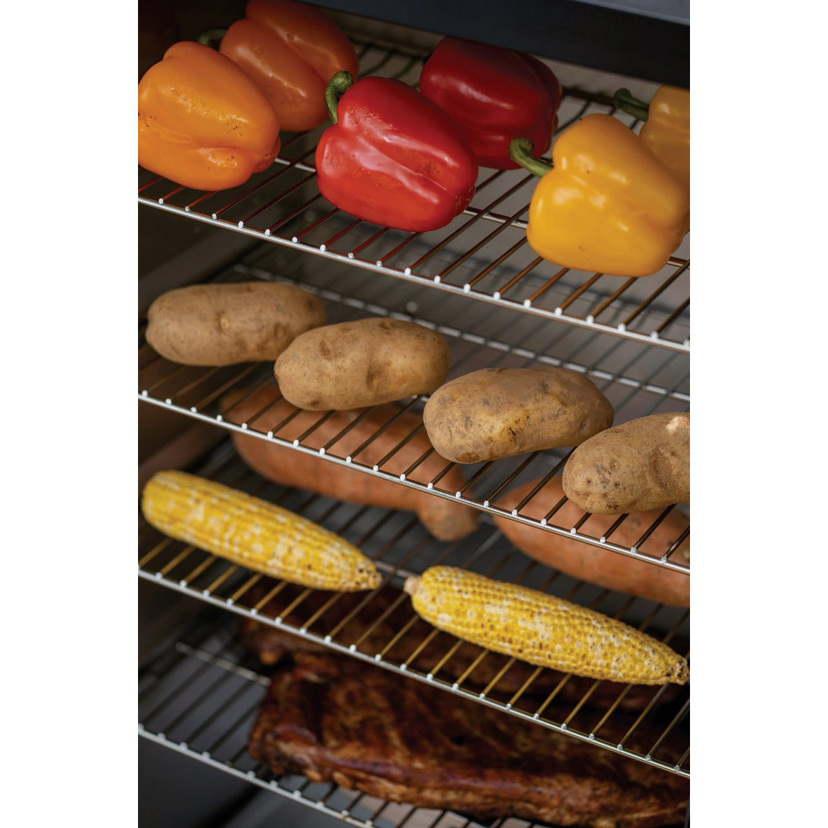 Masterbuilt 30 4-Rack Digital Electric Smoker with Leg Kit, Cover