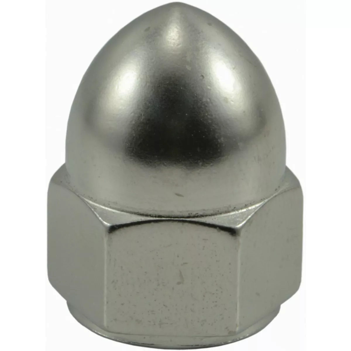 Midwest Fastener 1/2 In.-13 Polished 18-8 Stainless Steel Coarse Thread Acorn Cap Nuts (3 Ct.)
