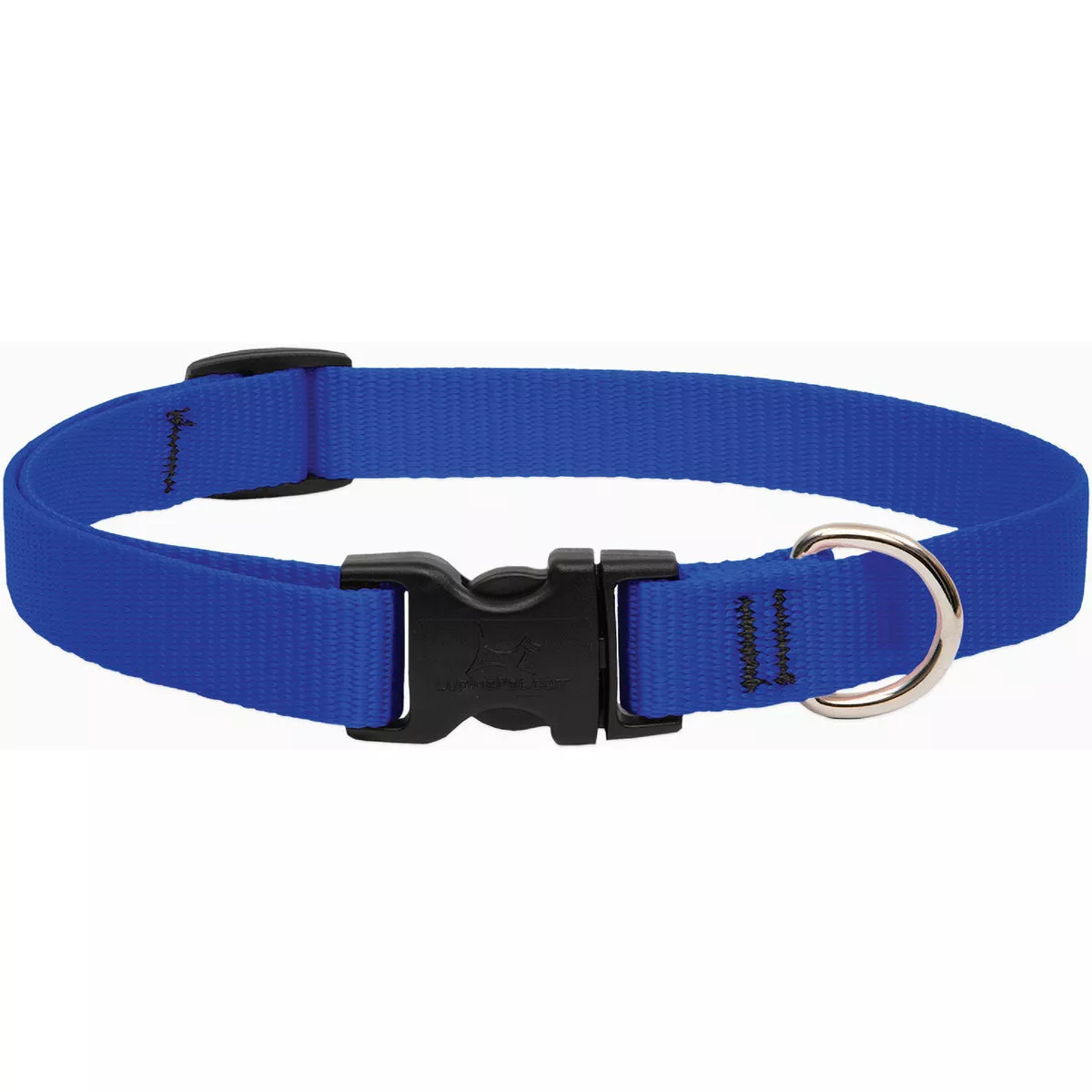 Lupine Adjustable 9 to 14 In. Blue Small to Medium Dog Nylon Dog Collar