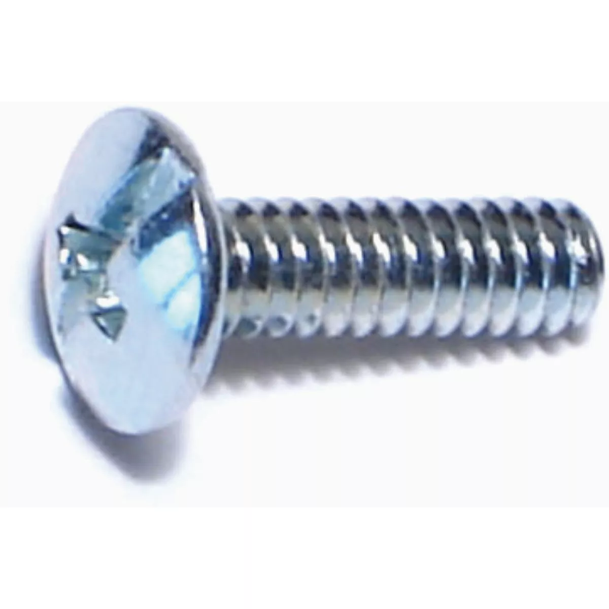 Midwest Fastener #6-32 x 1/2 In. Zinc Plated Steel Coarse Thread Combo Truss Head Machine Screws