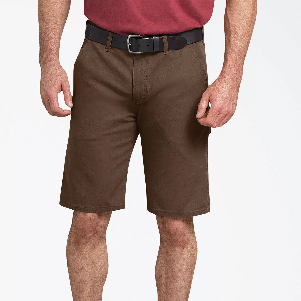 Dickies Men's 30 In. Stonewashed Timber Brown Duck Carpenter Shorts