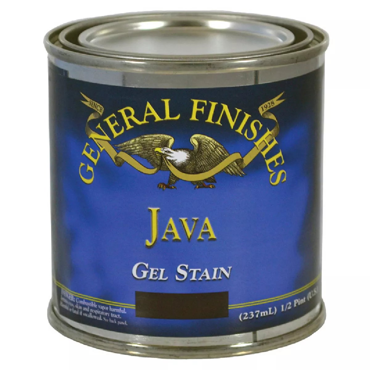 General Finishes Gel Java Interior Stain, 1/2 Pt., 195-935