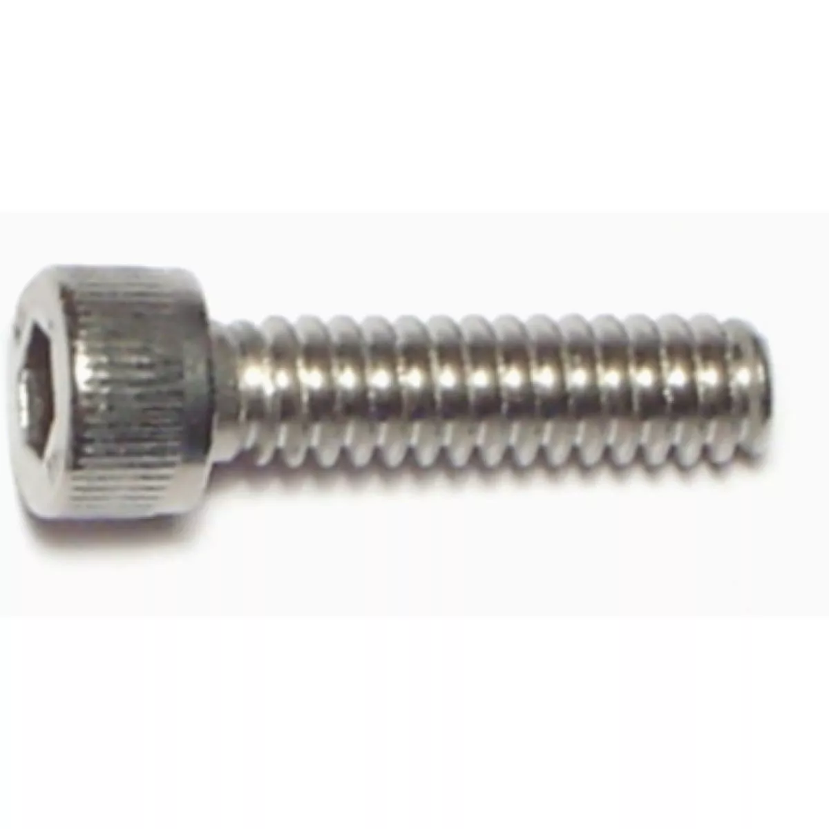 Midwest Fastener #10-32 x3/4 In. Stainless Steel Fine Thread Knurled Head Hex Socket Cap Screw