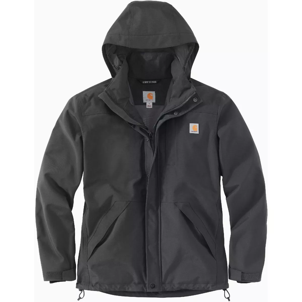 Carhartt Storm Defender Men's Small Regular Shadow Heavyweight Jacket, Loose Fit