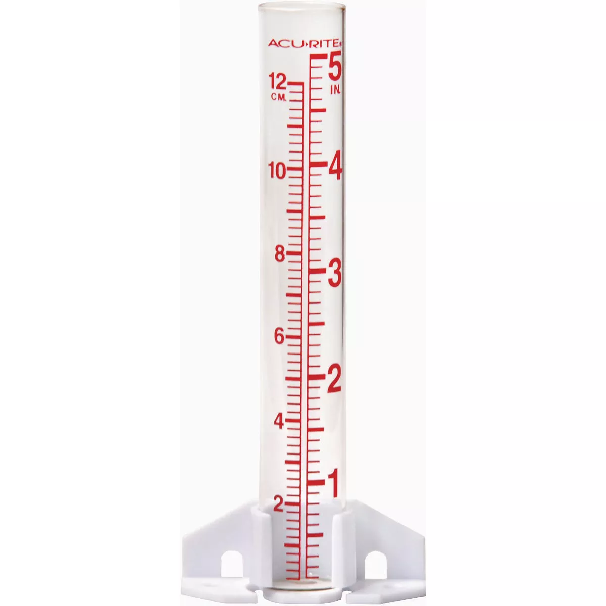 AcuRite 5 In. Capacity Glass Rain Gauge