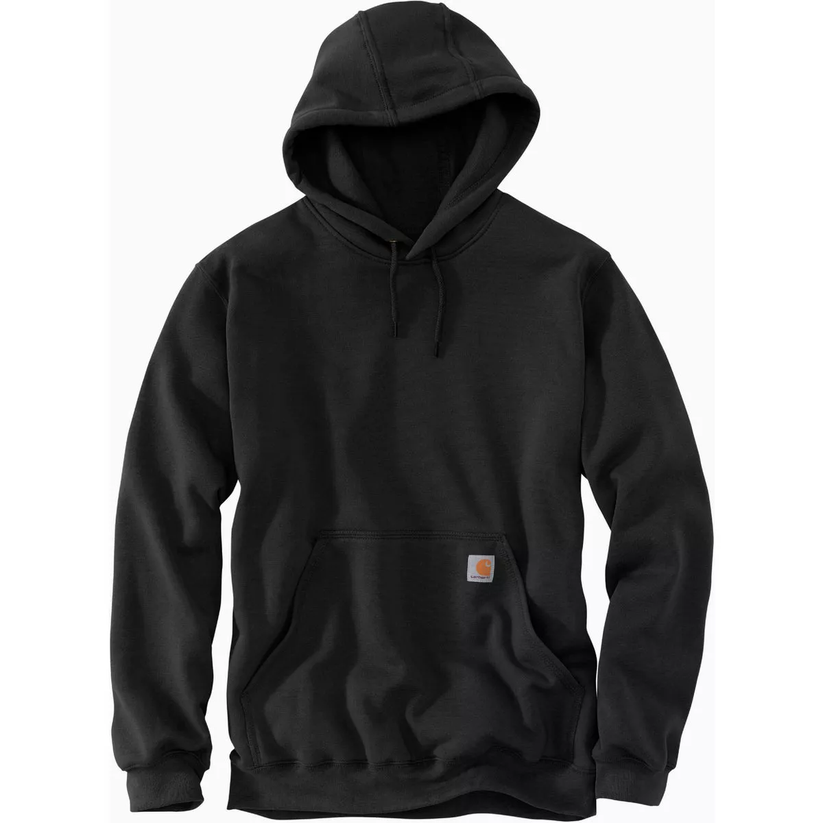 Carhartt Men's 4XL Regular Black Midweight Pullover Sweatshirt, Loose Fit