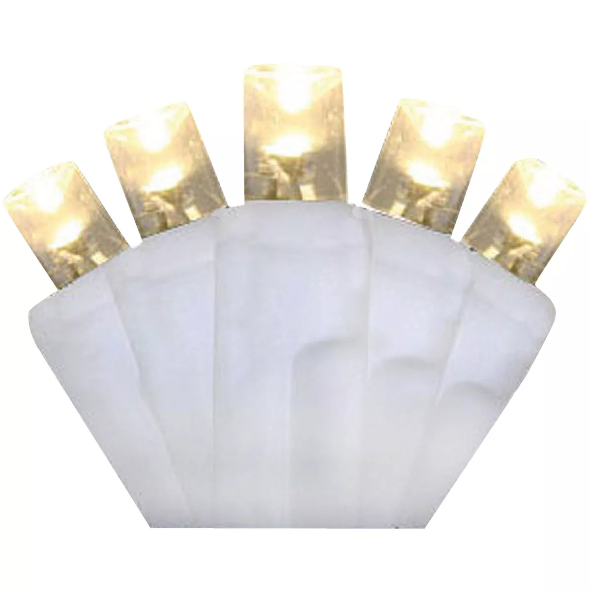 Home Impressions Warm White 100-Bulb Micro 5MM Mini LED Light Set with White Wire