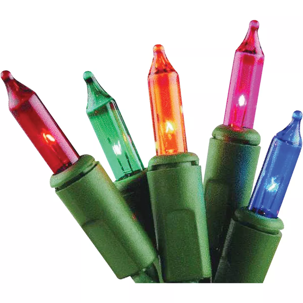 Home Impressions Multi 300-Bulb MiniIncandescent Icicle Light Set withGreen Wire